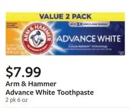 Fareway Arm & Hammer Advance White Toothpaste offer