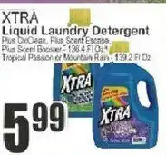 Xtra liquid laundry detergent