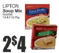 Food Universe Lipton soup mix assorted offer