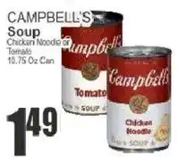 Food Universe Campbell's Soup Chicken Noodle or Tomato offer