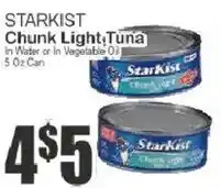 Food Universe Starkist chunk light tuna offer