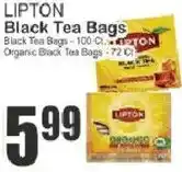 Food Universe Lipton black tea bags offer