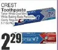 Food Universe Crest toothpaste offer