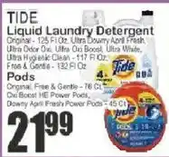Food Universe Tide liquid laundry detergent pods offer