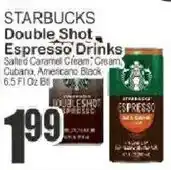Food Universe Starbucks double shot espresso drinks offer