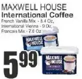 Food Universe Maxwell House international coffee offer