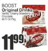 Food Universe Boost original drinks offer
