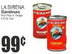 Food Universe La Sirena Sardines offer