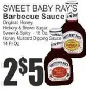 Food Universe Sweet Baby Ray's Barbecue Sauce offer