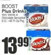 Food Universe Boost Plus Drinks offer