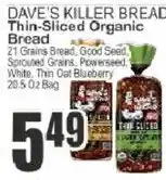 Food Universe Dave's killer bread thin-sliced organic bread offer