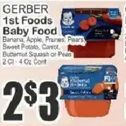 Food Universe Gerber 1st Foods Baby Food offer