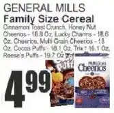 Food Universe General Mills family size cereal offer