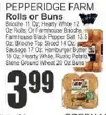 Food Universe Pepperidge Farm rolls or buns offer