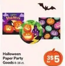 Safeway Halloween Paper Party Goods offer