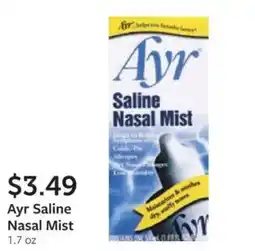 Fareway Ayr saline nasal mist offer