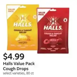 Fareway Halls cough drops offer
