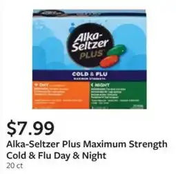 Fareway Alka-Seltzer Plus Maximum Strength Cold & Flu Day & Night offer