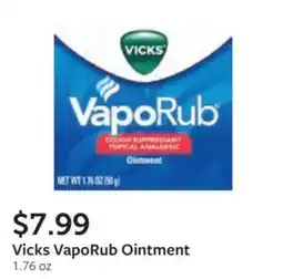 Fareway Vicks VapoRub Ointment offer