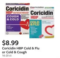 Fareway Coricidin HBP Cold & Flu or Cold & Cough offer