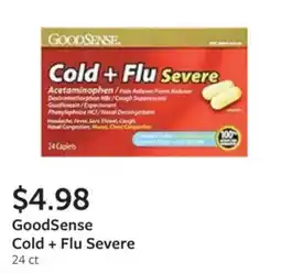 Fareway GoodSense Cold + Flu Severe offer