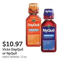 Fareway Vicks DayQuil or NyQuil offer