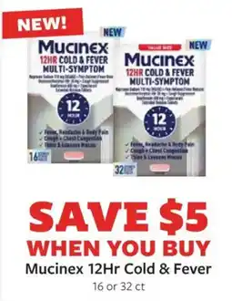 Fareway Mucinex 12Hr Cold & Fever offer