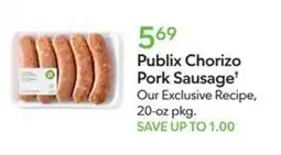 Publix Publix chorizo pork sausage offer