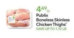 Publix Publix Boneless Skinless Chicken Thighs offer