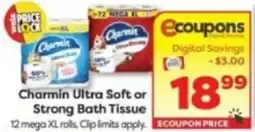 Weis Markets Charmin Ultra Soft or Strong Bath Tissue offer