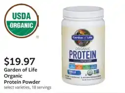 Fareway Garden of Life Organic Protein Powder offer