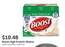 Fareway Boost High Protein Shakes offer