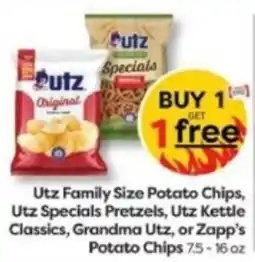 Weis Markets Utz Family Size Potato Chips offer