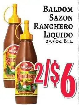 Trade Fair Supermarket Baldom Sazon Ranchero Liquido offer