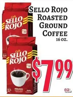 Trade Fair Supermarket Cafe Sello Rojo roasted ground coffee offer