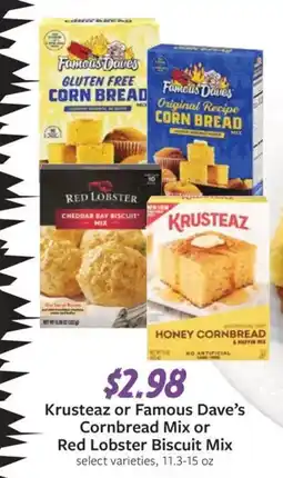 Fareway Krusteaz or Famous Dave's Cornbread Mix or Red Lobster Biscuit Mix offer