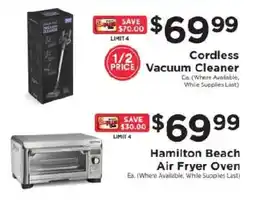 ShopRite Cordless Vacuum Cleaner offer