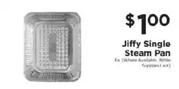 ShopRite Jiffy Single Steam Pan offer