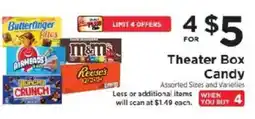 ShopRite Theater Box Candy offer