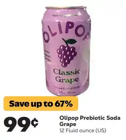 Grocery Outlet Olipop Prebiotic Soda Grape offer