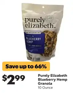 Grocery Outlet Purely Elizabeth Blueberry Hemp Granola offer