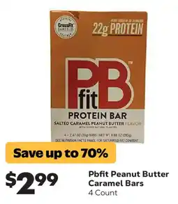 Grocery Outlet Pbfit Peanut Butter Caramel Bars offer