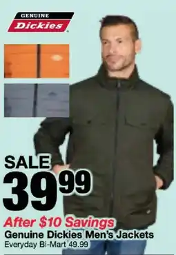 Bi-Mart Genuine Dickies Men's Jackets offer