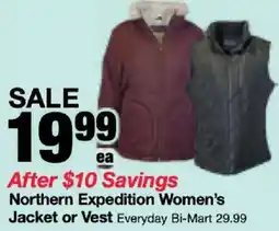 Bi-Mart Northern Expedition Women's Jacket or Vest offer