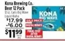 Pioneer Supermarkets Kona Brewing Co. Beer offer