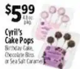 Pioneer Supermarkets Cyril's Cake Pops offer