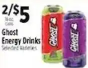 Pioneer Supermarkets Ghost Energy Drinks offer