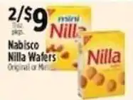 Pioneer Supermarkets Nabisco Nilla Wafers offer