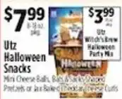 Pioneer Supermarkets Utz halloween snacks offer