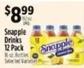 Pioneer Supermarkets Snapple Drinks offer